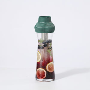 SKUZEE 鮮榨蓋 飲品保冷組(贈玻璃瓶) - 經典藍 / 森林綠 / 珊瑚紅